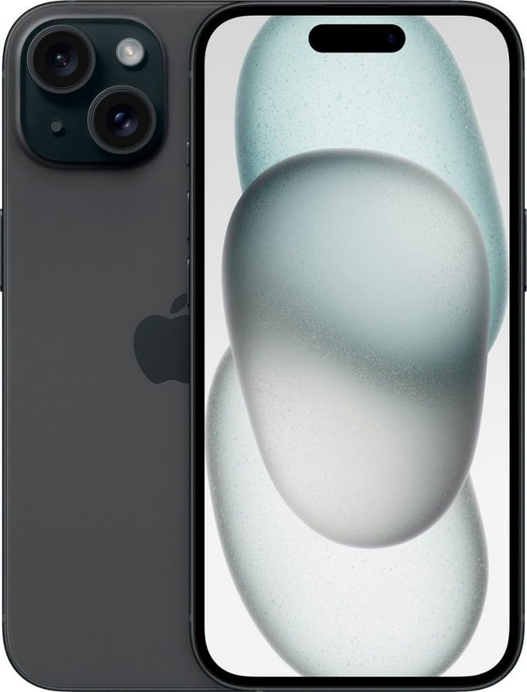 Apple iPhone 15, 128GB, Black - Unlocked (Renewed): Unlocked Black 128GB