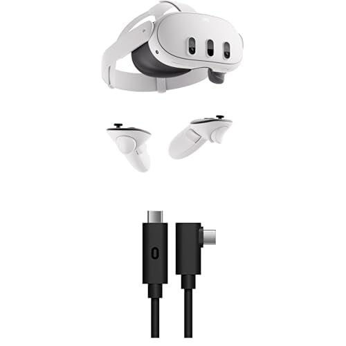 Bundle of Meta Quest 3 128GB — Breakthrough Mixed Reality Headset — Powerful Performance (Renewed Premium) + Meta Quest 3 Elite Strap: 128GB Comfort Bundle