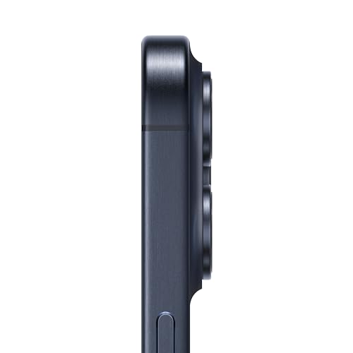 (Renewed Premium) Apple iPhone 15 Pro Max, 256GB, Blue Titanium - Unlocked: Unlocked Blue Titanium 1TB