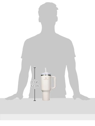 Stanley Quencher H2.0 Tumbler with Handle and Straw 30 oz | Flowstate 3-Position Lid | Cup Holder Compatible for Travel | Insulated Stainless Steel Cup | BPA-Free | Rose Quartz 2.0: 40 Ounces Rose Quartz 2.0
