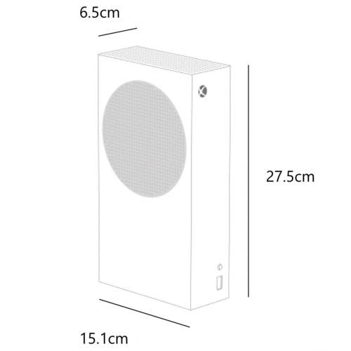 Microsoft Xbox Series S 512GB SSD Console - Includes Xbox Wireless Controller - Up to 120 frames per second - 10GB RAM 512GB SSD - Experience high dynamic range - Xbox Velocity Architecture: Series S 512GB + Controller