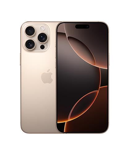 Apple iPhone 16 Pro, US Version, 256GB,  - Unlocked (Renewed): Desert Titanium