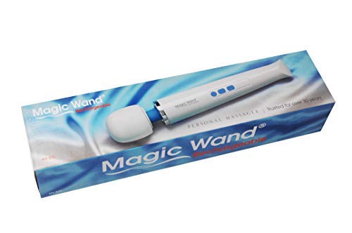 Magic Wand Rechargeable Massager, White: Adjustable