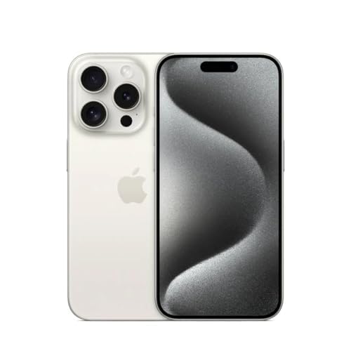 (Renewed Premium) Apple iPhone 15 Pro Max, 256GB, Blue Titanium - Unlocked: Unlocked White Titanium 1TB