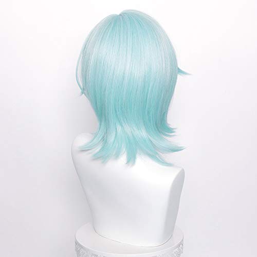 SL Wavy Blonde Ponytail Wig for Jean Cosplay,Golden Princess Hair Wigs with Pigtails Bangs + Wig Cap for Halloween Peach Costume: Middle Blonde Jean