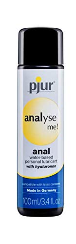 pjur Analyse Me Water Based Personal Lubricant, Anal Sex Lube for Men, Women & Couples, 3.4 oz: 3.4 Fl Oz (Pack of 1)