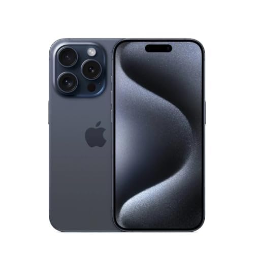Apple iPhone 15 Pro Max, 256GB, Blue Titanium - Unlocked (Renewed Premium): Unlocked Blue Titanium 256GB