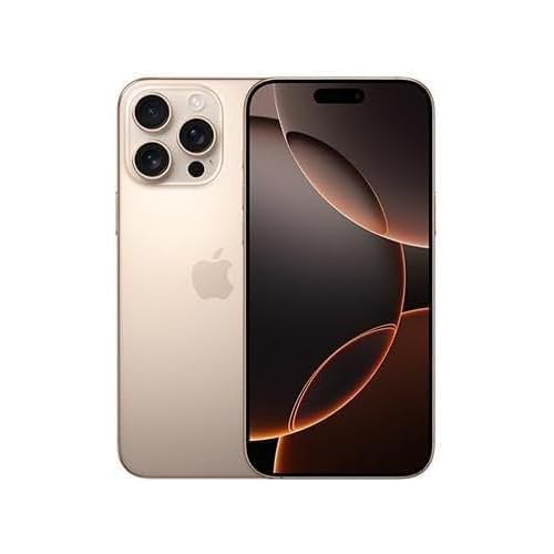 Apple iPhone 16 Pro, 128GB, Desert Titanium for Verizon (Renewed): 128GB Desert Titanium