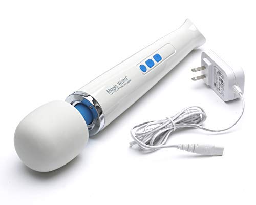 Magic Wand Rechargeable Massager, White: Adjustable
