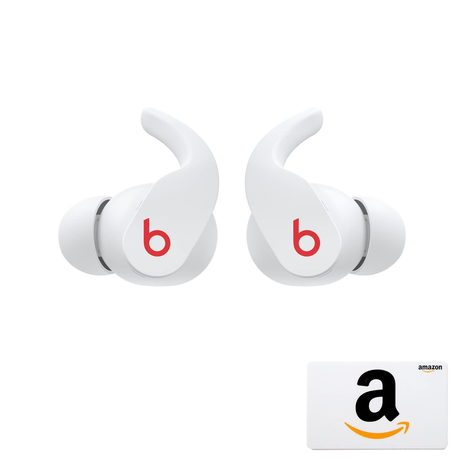 Beats Fit Pro - True Wireless Noise Cancelling Earbuds - Apple H1 Headphone Chip, Compatible with Apple & Android, Class 1 Bluetooth, Built-in Microphone, 6 Hours of Listening Time - Stone Purple: Beats White Fit Pro &amp; $25 Gift Card Without AppleCare+