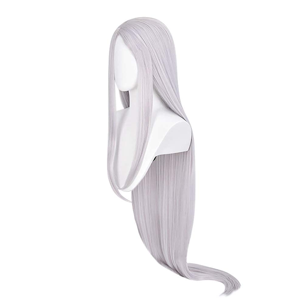DAZCOS Women's Bunny Hero Cosplay Wig for Anime Halloween Costume (): silver