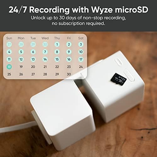 WYZE Cam Pan v3 Indoor/Outdoor IP65 1080P 360° Pan/Tilt/Zoom Wi-Fi Smart Home Security Camera with Motion Tracking for Baby & Pet, Color Night Vision, Works with Alexa & Google Assistant, White thumbnail 7