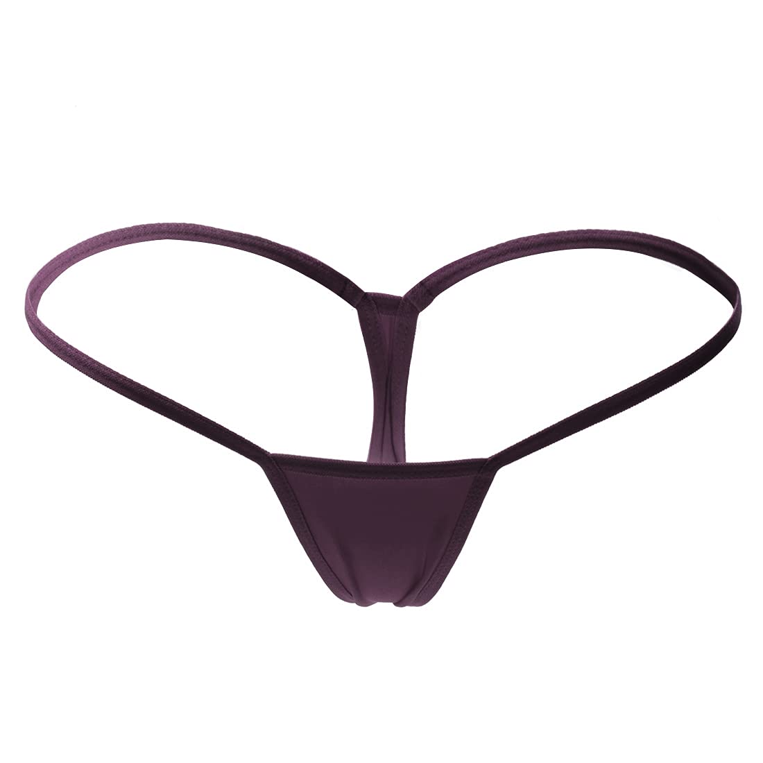 ETAOLINE Women's Low Rise Micro Back G-string Thong Panty Underwear: Small 5 Pack - Multicoloured
