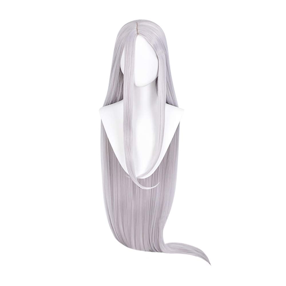 DAZCOS Women's Bunny Hero Cosplay Wig for Anime Halloween Costume (): silver