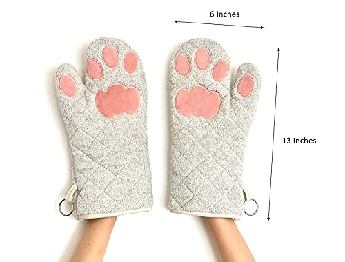 Cricket & Junebug Oven Mitts Cat Paws - thumbnail 3