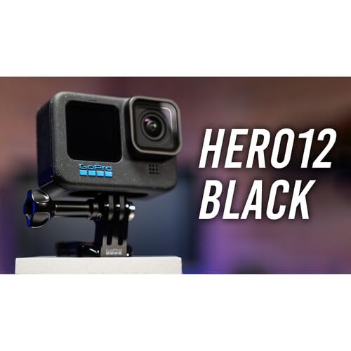 GoPro HERO12 (Hero 12) Black - Waterproof Action Camera with 5.3K HDR Video, 27MP Photos, 1/1.9" Image Sensor, Live Streaming, Webcam, Stabilization + 64GB Card & 50 Piece Accessory Kit - Bundle: GoPro HERO12 (Hero 12) Black - Waterproof Action Camera with 5.3K HDR Video, 27MP Photos, 1/1.9" Image Sensor, Live Streaming, Webcam, Stabilization + 64GB Card & 50 Piece Accessory Kit - Bundle