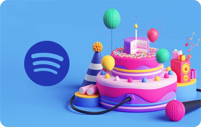 Spotify Premium 12 Month Subscription $99 eGift Card: 99 Birthday