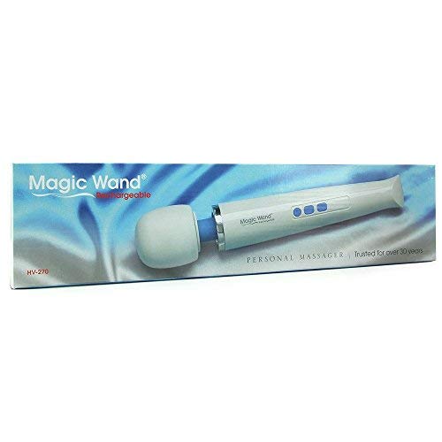 Magic Wand Rechargeable Massager, White: Adjustable