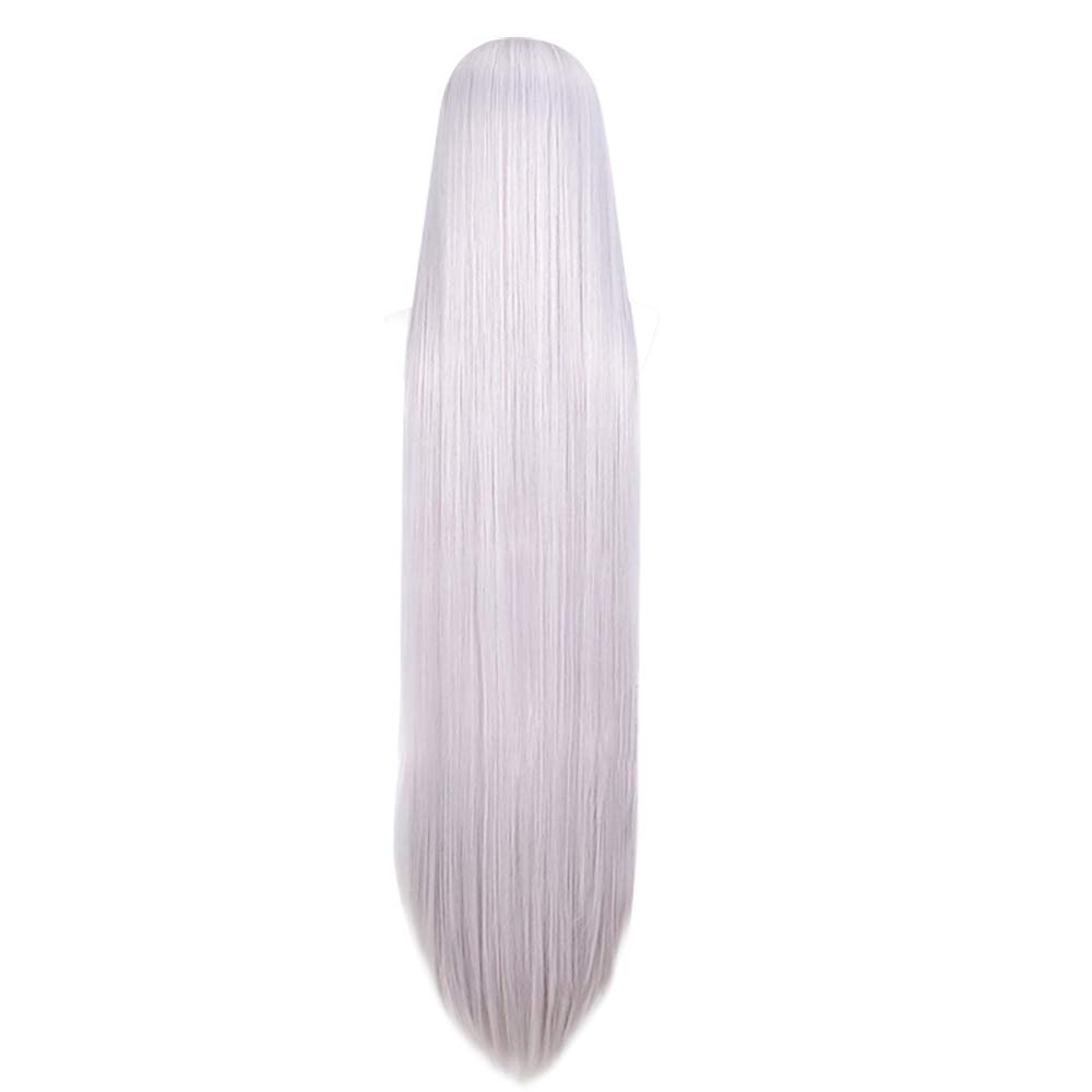 DAZCOS Women's Bunny Hero Cosplay Wig for Anime Halloween Costume (): silver