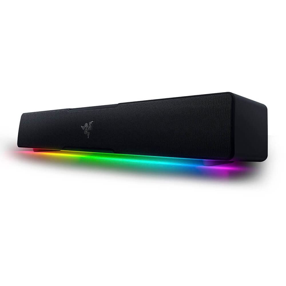 Razer Leviathan  PC Soundbar with Full-Range Drivers - Compact Design - Chroma RGB - USB Type C Power and Audio Delivery - Bluetooth 5.0 - for PC, Laptop, Smartphones, Tablets & Nintendo Switch: V2 X