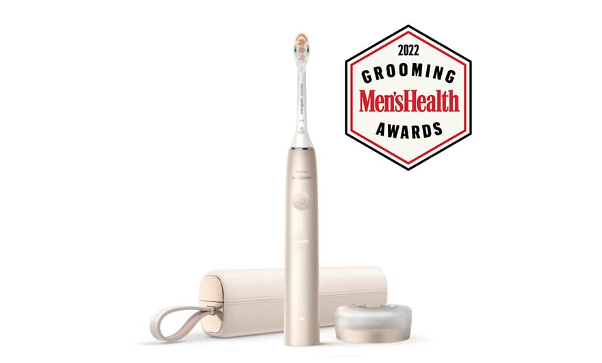 Philips Sonicare 9900 Prestige Rechargeable Electric Power Toothbrush with SenseIQ, Champagne, HX9990/11: 1 Count (Pack of 1) Champagne