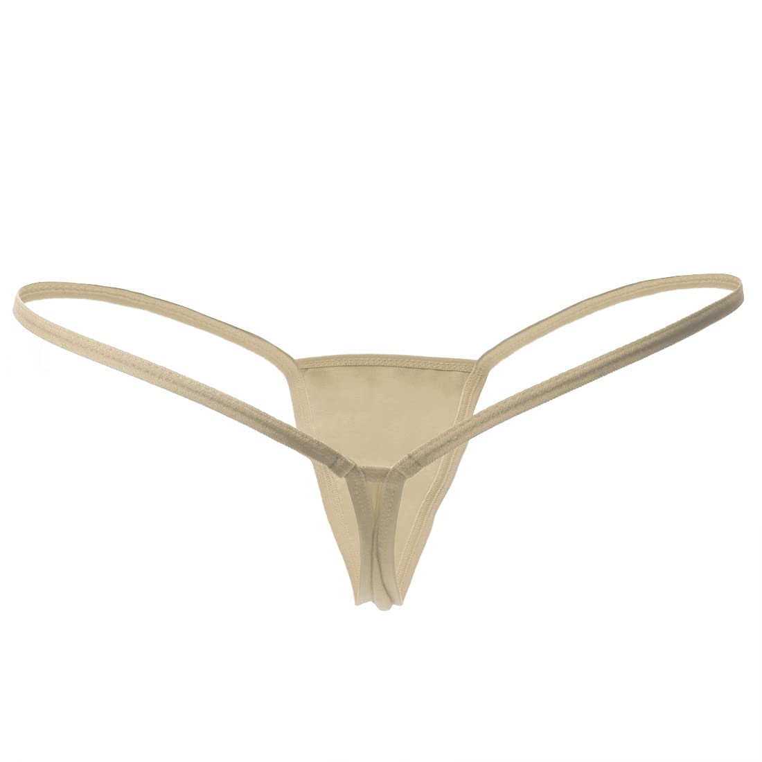 ETAOLINE Women's Low Rise Micro Back G-string Thong Panty Underwear: Small 5 Pack - Multicoloured