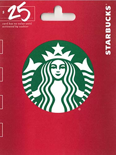Starbucks Gift Card: 25 Holiday Red