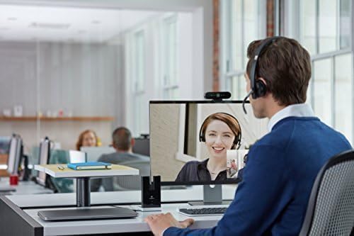Logitech BRIO Ultra HD Webcam for Video Conferencing Recording and Streaming (Black) (Renewed) thumbnail 2