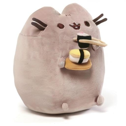 GUND Pusheen Snackable Sushi Plush, Stuffed Animal for Ages 8 and Up, 9.5”, Gray: Sushi Chopsticks