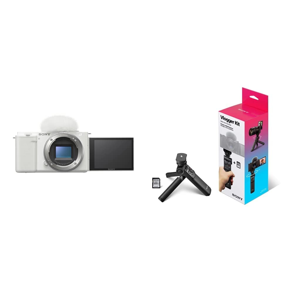 Sony Alpha ZV-E10 - APS-C Interchangeable Lens Mirrorless Vlog Camera Kit - Black - Image 1