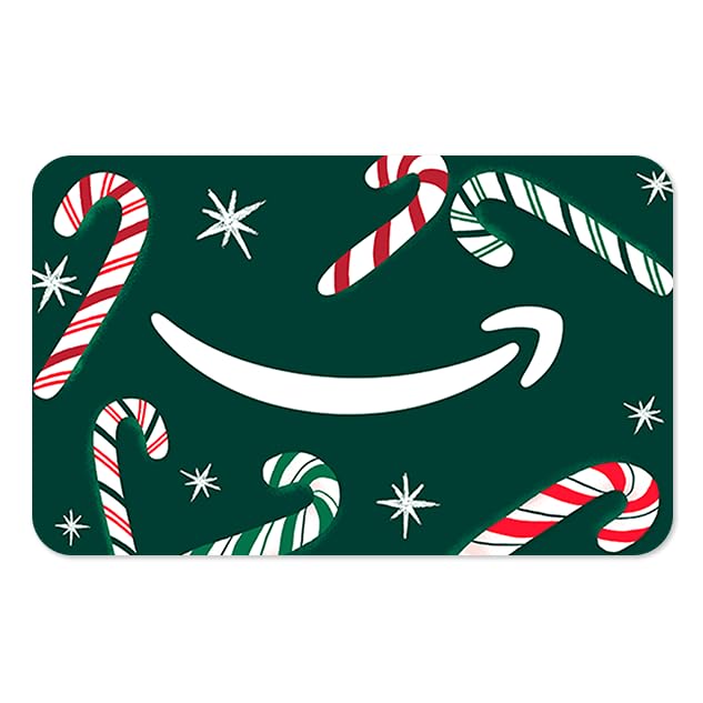 Amazon eGift Card - Seasonal - (Instant Email or Text Delivery): 0 Candy Canes (Animated)