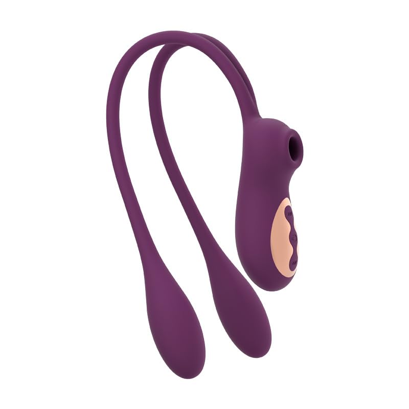 Cishbsoal Vibrating Egg Adult Sex Toy Dual Jumping Eggs 3 Motors, 5-Speed Suction, 3-Speed+7-Frequency Vibration Modes USB Recharging Women Vibrator Adult Sex Toy, Sex Toy for Women & Couples