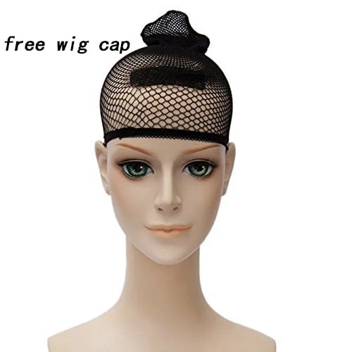 SL Wavy Blonde Ponytail Wig for Jean Cosplay,Golden Princess Hair Wigs with Pigtails Bangs + Wig Cap for Halloween Peach Costume thumbnail 5