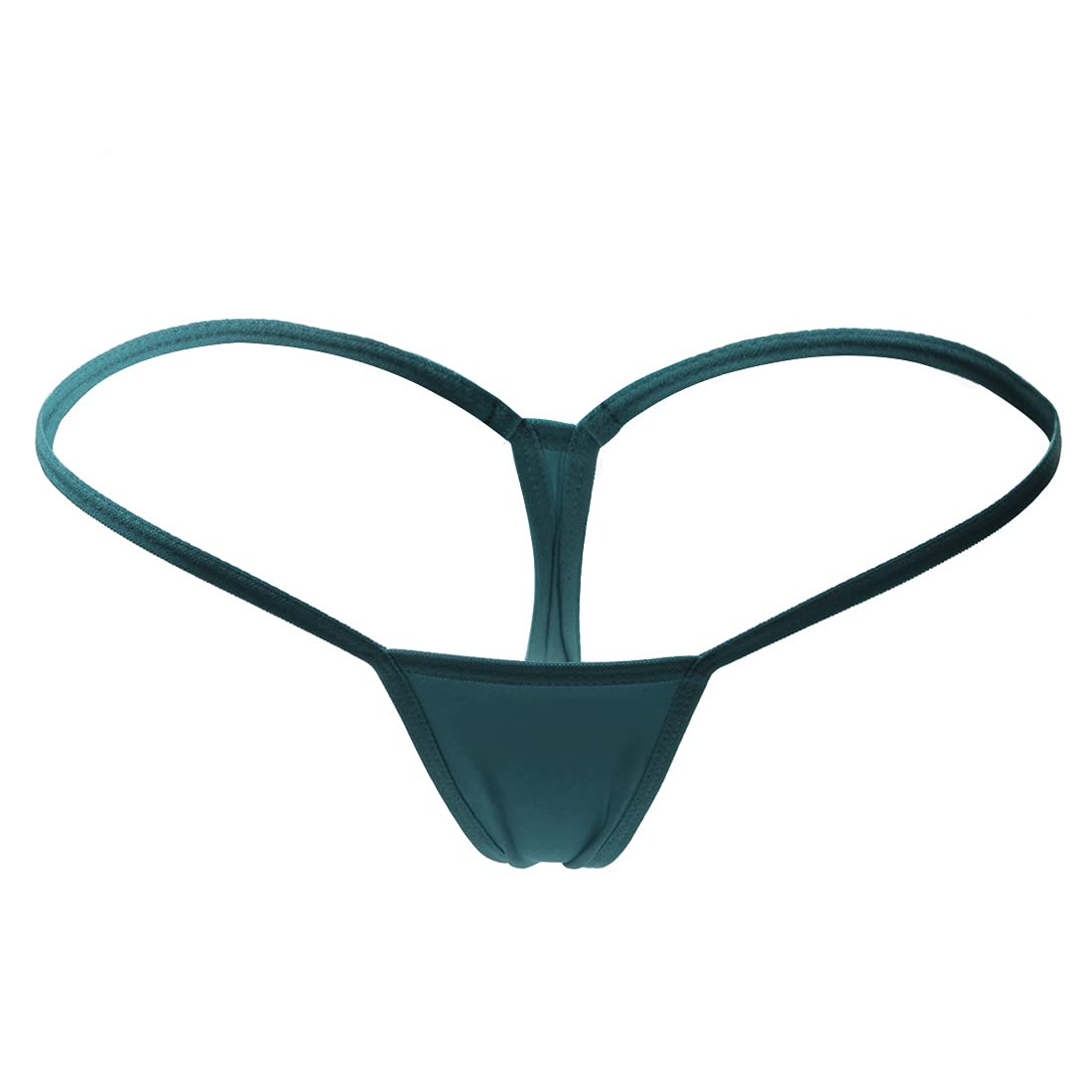 ETAOLINE Women's Low Rise Micro Back G-string Thong Panty Underwear: Small 5 Pack - Multicoloured