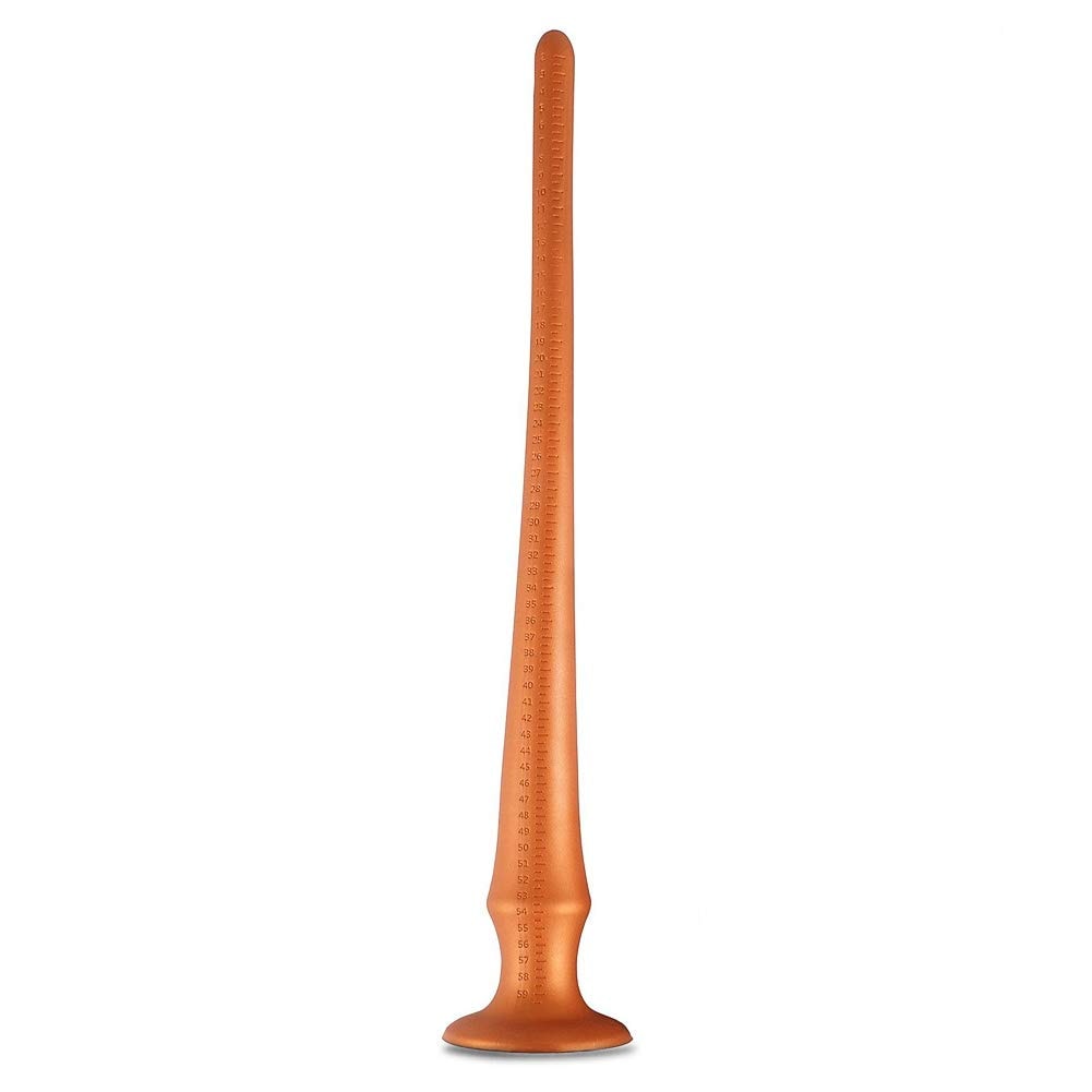 Super Long Anal Plug Dildo Flexible Liquid Silicone Butt Plug for Men and Women: X-Large (Pack of 1)