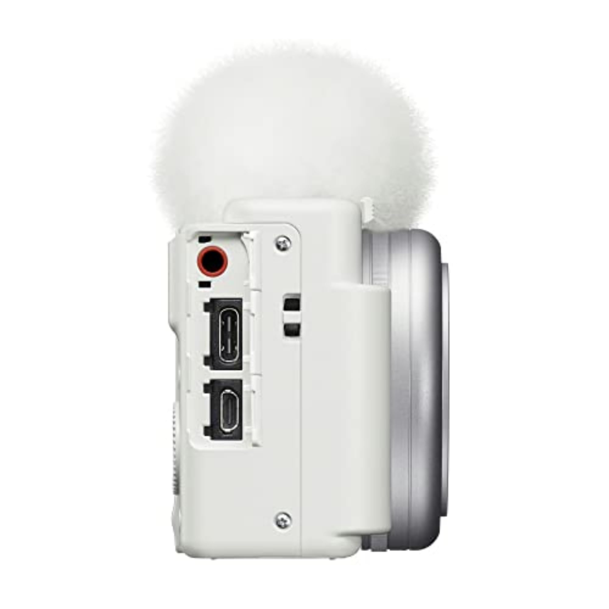 Sony ZV-1F Vlog Camera for Content Creators and Vloggers White: White Camera Only