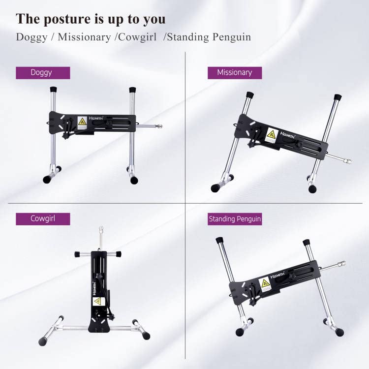 Hismith Premium 3.0 Pro, Sex Machine with KlicLok System, Wire and Intelligent APP Controlled Love Machine with Dildo,Purple: 4.0 Premium Machine