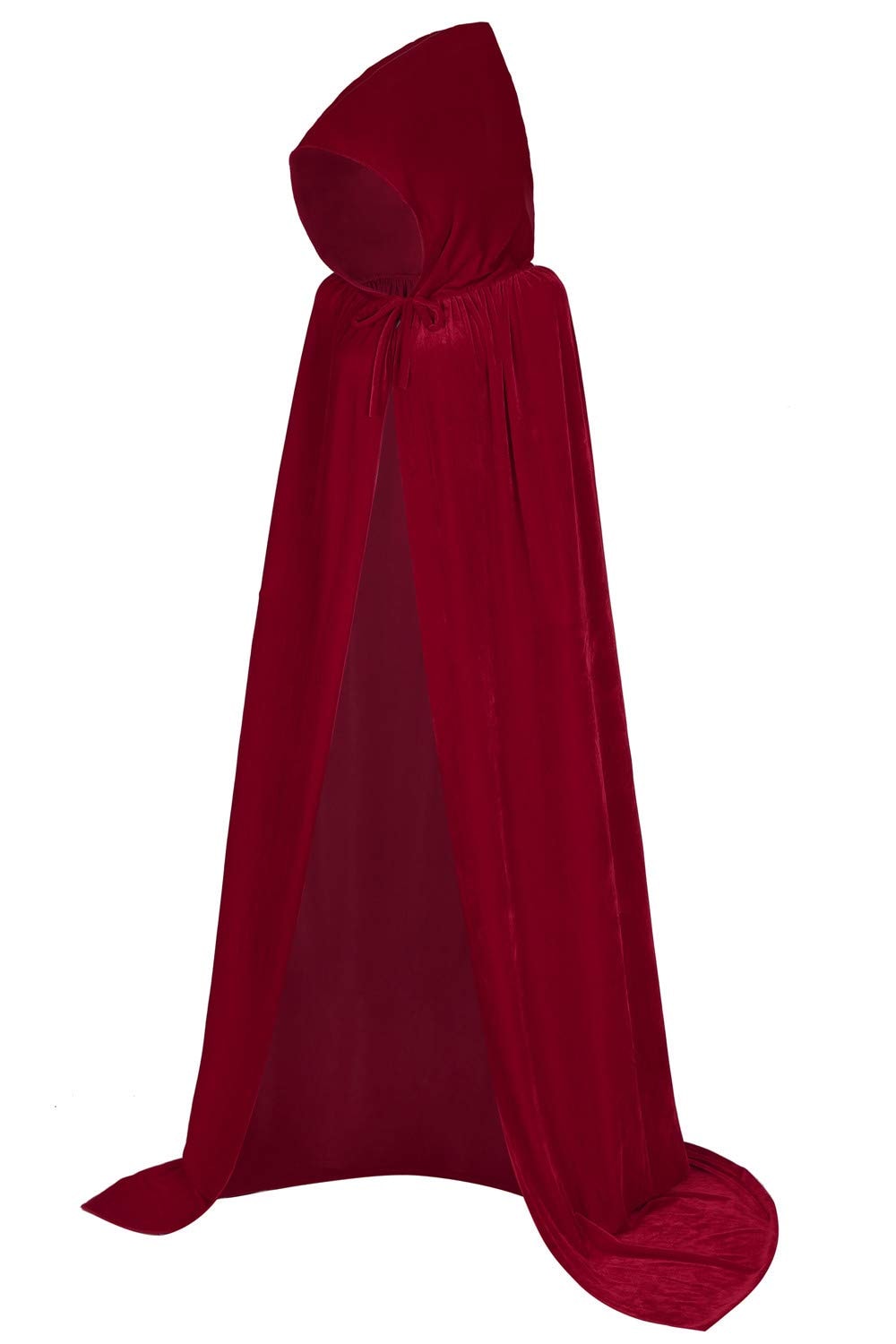 ALIZIWAY Hooded Cape Plus Size Deluxe Velvet Cosplay Cloak with Hood for Adults Halloween Christmas