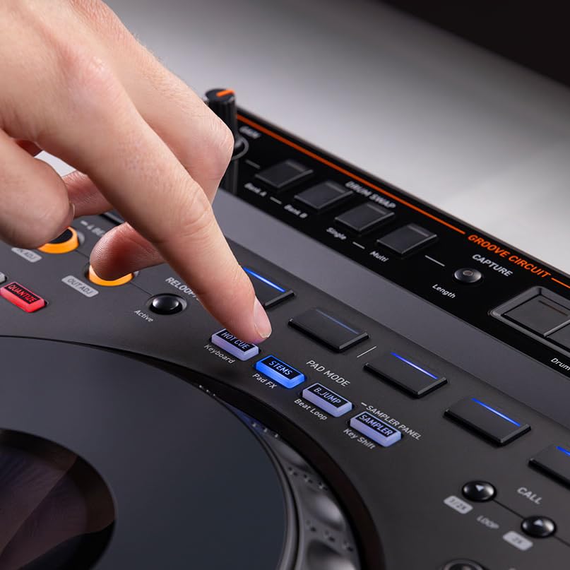 AlphaTheta DDJ-GRV6 4-channel performance DJ controller thumbnail 9