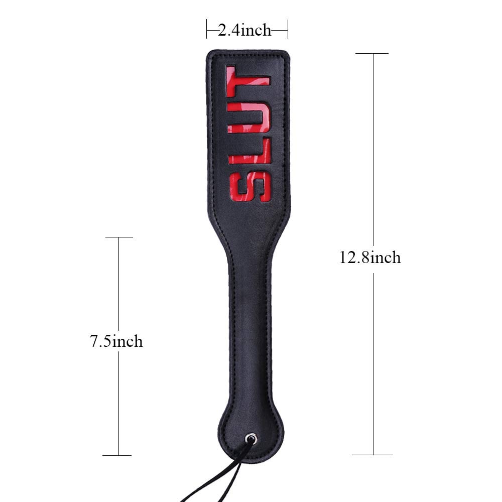 VENESUN Cat Spanking Paddles for Adults SM, 12.6inch Faux Leather Paddle for Sex Play