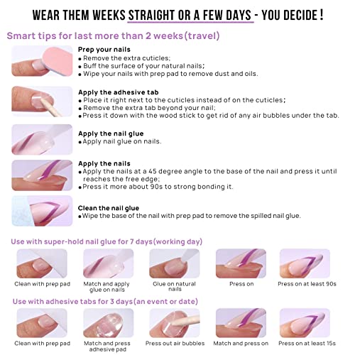 BTArtbox Press on Nails Coffin - Gold Rose French Tips Press On Nails Short for Women, Cat Eye Nail Tips, Glitter Fake Nails with Glue, Glue On Nails in 16 Sizes - 30 Nail Kit, Gold Dust: B-Black French