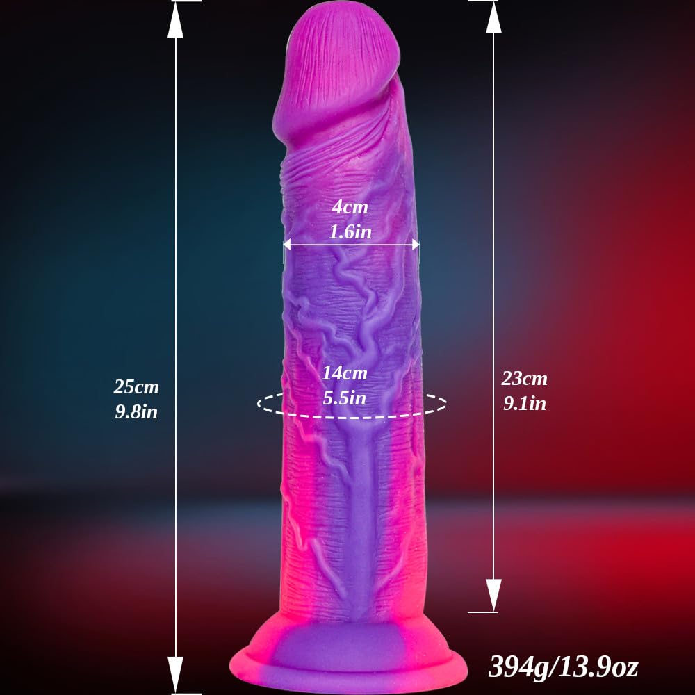 6 Inch Ultra Small Thin Dildo for Beginner Women Men, 5.5‘’ Cute Realistic Slim Dildo with Powerful Suction Cup, Purple Pink G-Spot Dildo Adult Penis Sex Toy for Vaginal and Anal Training Couples Gay: 10 inches