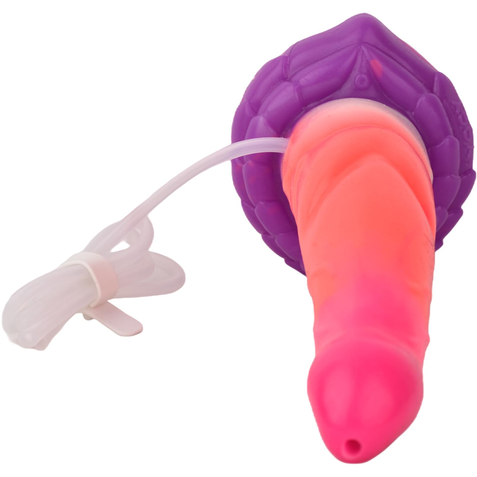SOODAY 8.07" Luminous Squirting Dildo Silicone Anal Dildo Butt Plug Toy for Women, Realistic Ejaculating Dildo Suction Cup Dildo Adult Sex Toy, Flexible Dildo Anal Plug