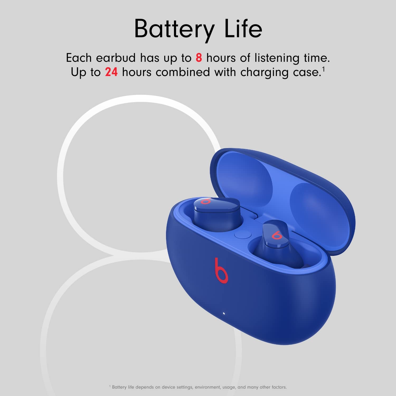 Beats Studio Buds - True Wireless Noise Cancelling Earbuds - Compatible with Apple & Android, Built-in Microphone, IPX4 Rating, Sweat Resistant Earphones, Class 1 Bluetooth Headphones - Sunset Pink