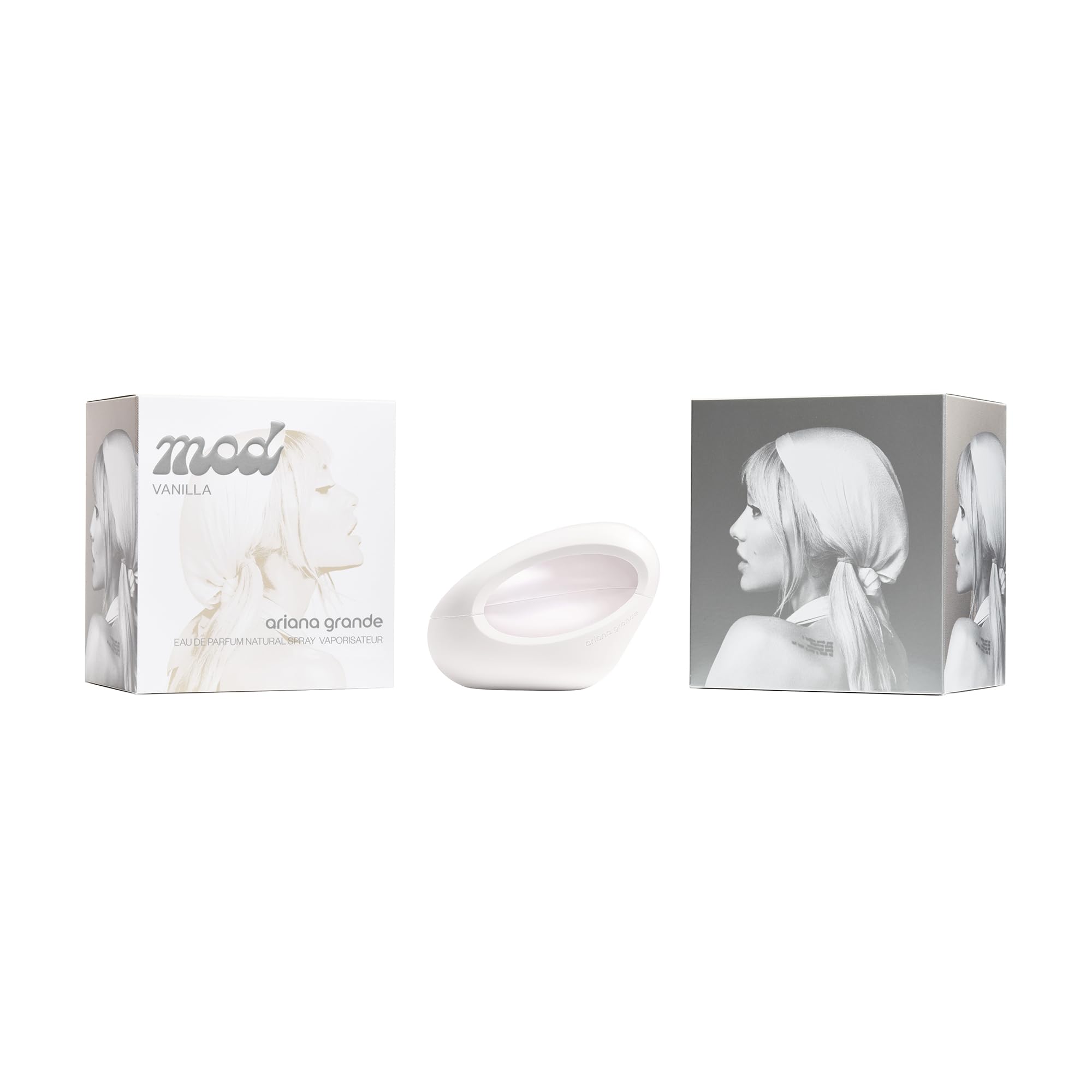Ariana Grande MOD Vanilla Eau De Parfum – Gourmand Musk Fragrance for Women – Women's Perfume with Notes of Vanilla, Cocoa Butter, Plum & Jasmine: 3.4 Fl Oz (Pack of 1)