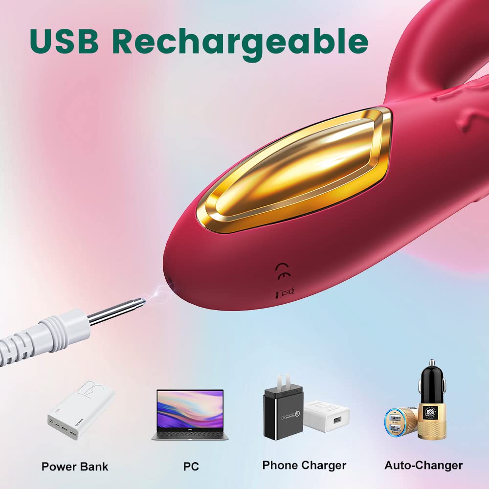 JHH77 Gift Waterproof Adult Toys Easily Adjustable Fun Toys Machine Functions Most USB Rechargeable Waterproof Gifts Soft for 10 Modes New Electric Massage thumbnail 5