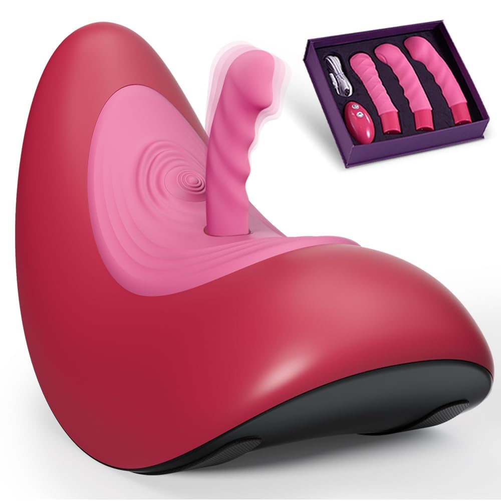 Couple Sex Machine Wireless Thrusting Sex Toy for Couple Play, Riding Sex Saddle with Thrusting Flapping Vibrating Clitoral Stimulation, VVD Remote Control Dildo Machine Flapping Adult Toy for Women thumbnail 1