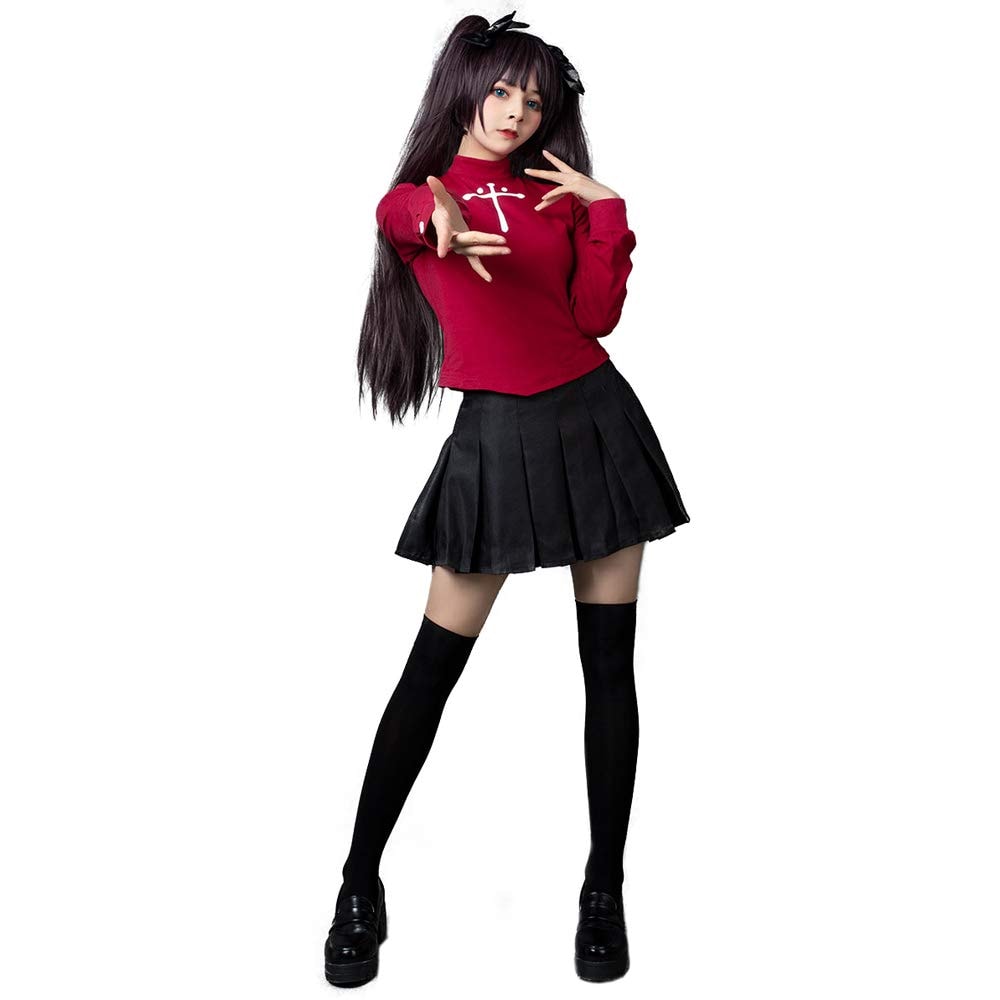 Cosfun Anime Women's Tohsaka Rin Cosplay Costume mp004001