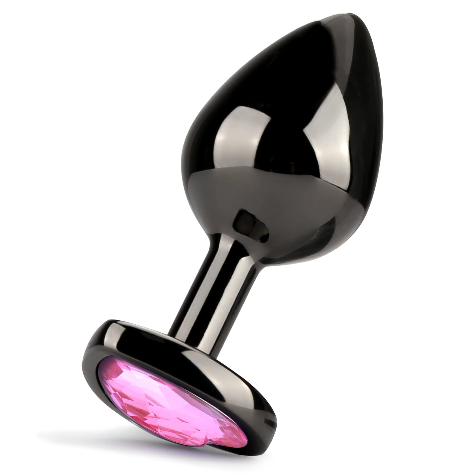 HISIONLEE Anal Plug 3PCS Sex Toys Anal Training Set Metal Butt Plug Adult Trainer Kit Toy with Crystal Diamond S&M Adult Gay Anal Plugs Toy for Beginners Couples Women Men Unisex(): Pink