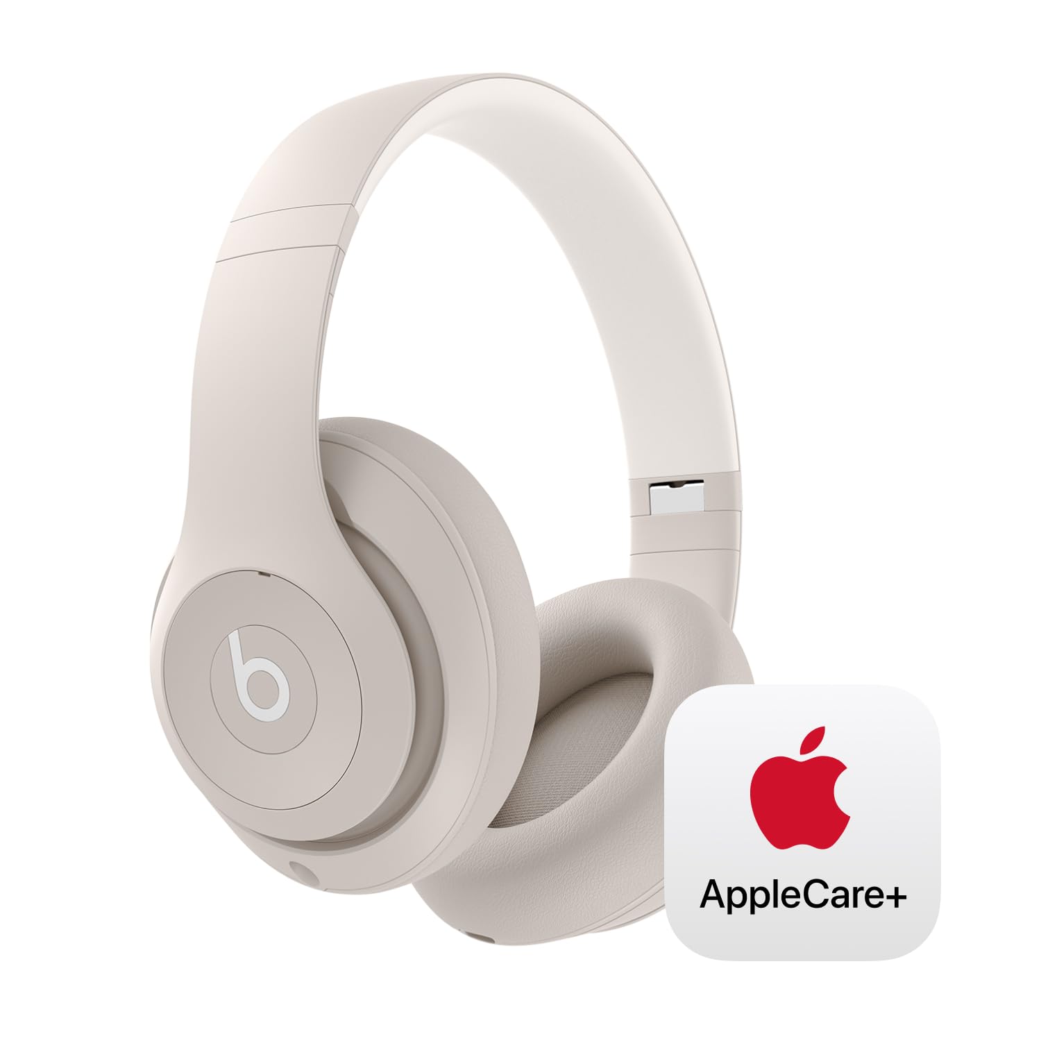 Beats Studio Pro - Wireless Bluetooth Noise Cancelling Headphones - Personalized Spatial Audio, USB-C Lossless Audio, Apple & Android Compatibility, Up to 40 Hours Battery Life - Sandstone: Sandstone Studio Pro With AppleCare+ (2 Years)